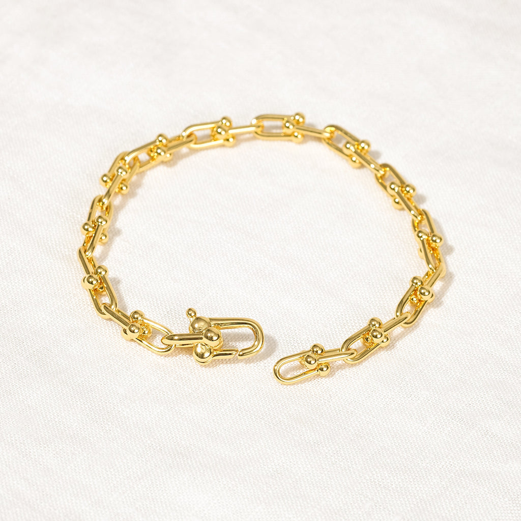 Haru Biggie Bracelet (18K Gold Brass)
