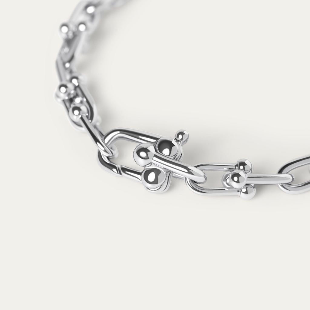 Haru Tiny Bracelet (Silver Brass)
