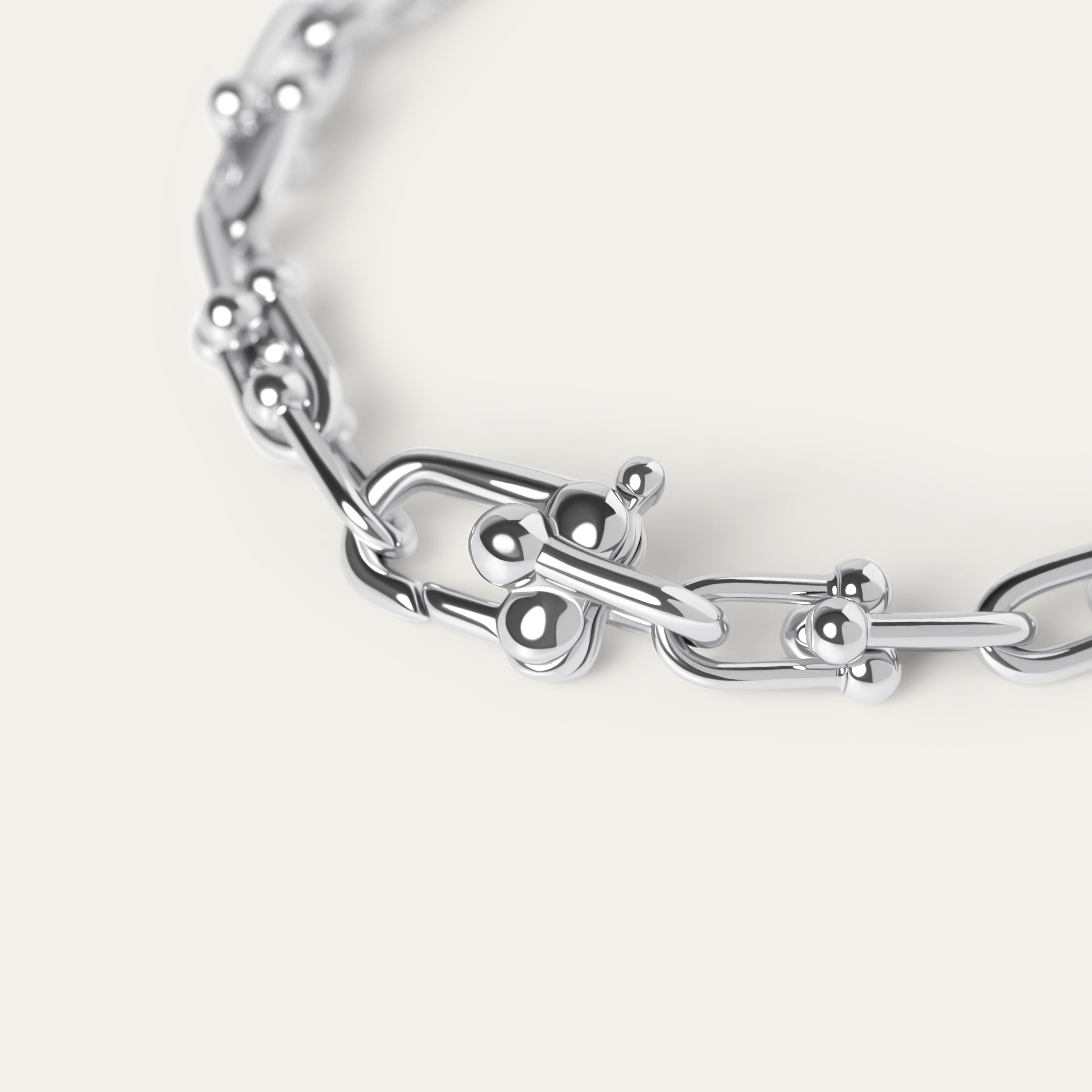 Haru Tiny Bracelet (Silver Brass)