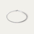 Tenisia Tiny CZ Bracelet (Silver Brass)